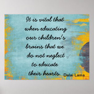 Educate their hearts poster