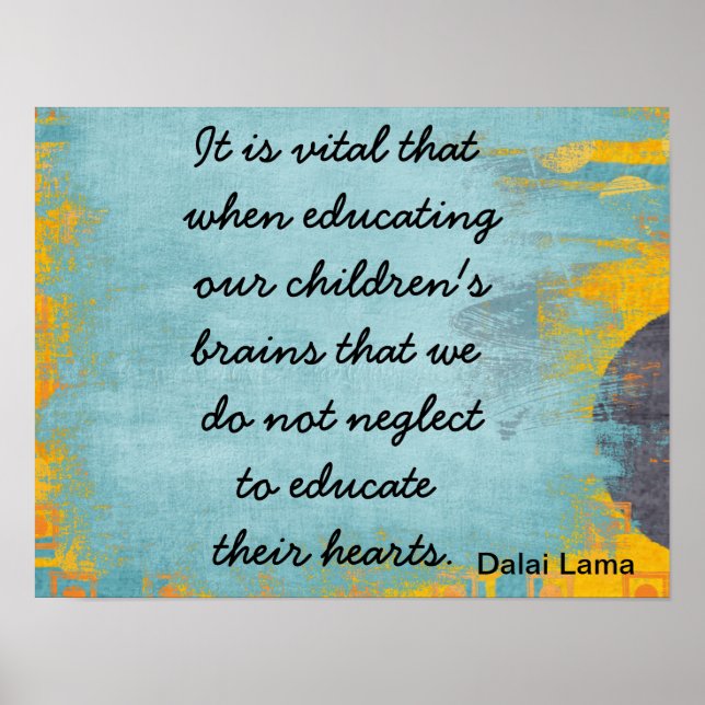 Educate their hearts poster (Front)