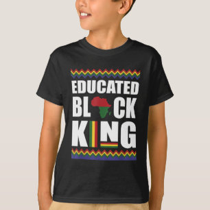 Educated Black King Black History Month African Am T-Shirt