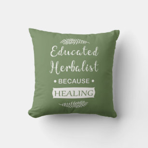 Educated herbalist cushion