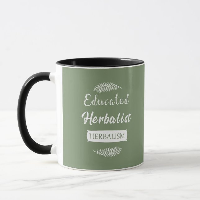 Educated herbalist mug (Left)