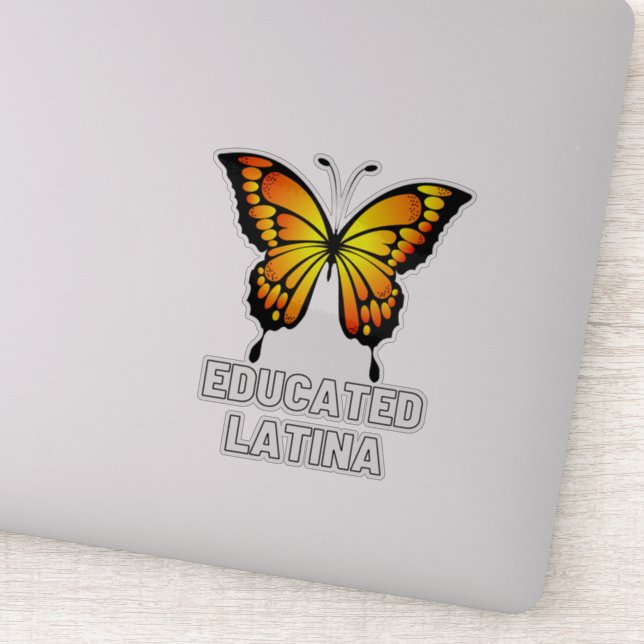 Educated Latina With Butterfly (Detail)