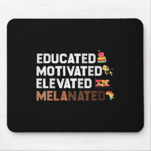 Educated Motivated Elevated Melanated African Amer Mouse Mat