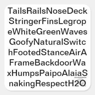 educatedbrainfart Respect Water Sticker