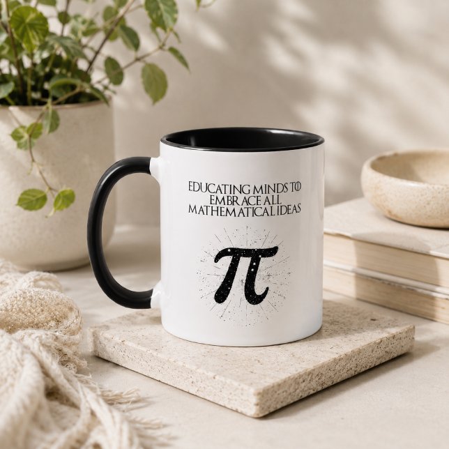 Educating Minds Embrace All Math Ideas Design Mug (Creator Uploaded)