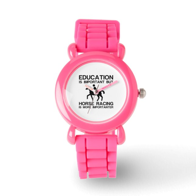 Education and horse racing watch (Front)