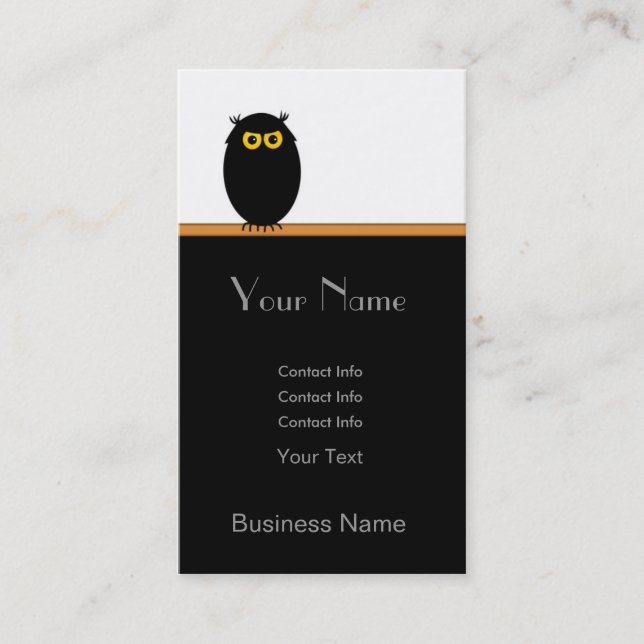 Education Business Card (Front)