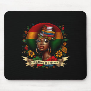 Education Freedom Black History Month Design Mouse Mat