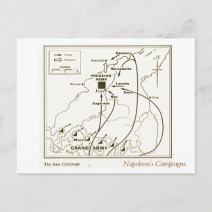 Education, History, Napoleon, Jena Campaign Postcard