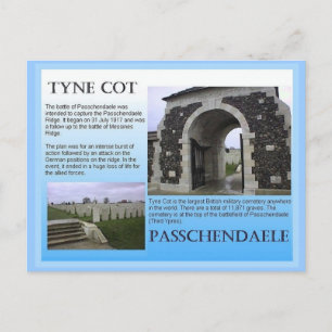 Education, History, World War I, Tyne Cot Postcard