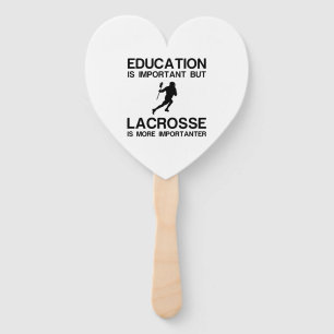 EDUCATION IMPORTANT LACROSSE IMPORTANTER HAND FAN