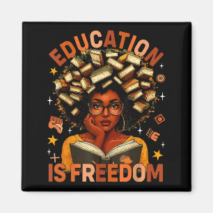 Education Is Dom Black Teacher Books Black History Magnet