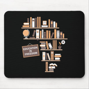 Education Is Freedom African American Black Histor Mouse Mat