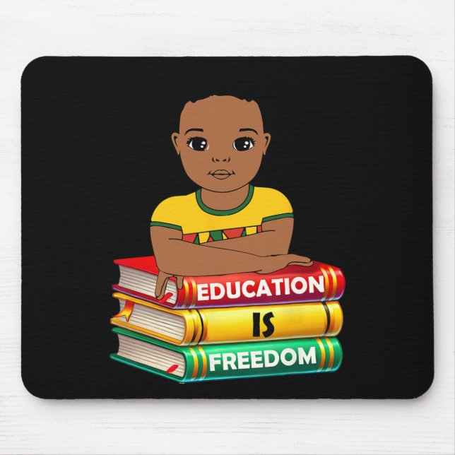 Education Is Freedom Black History Month African K Mouse Mat (Front)