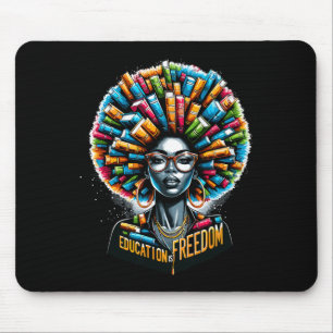 Education Is Freedom Black History Month Teacher B Mouse Mat