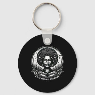 Education Is Freedom Black Teacher Books Black His Key Ring