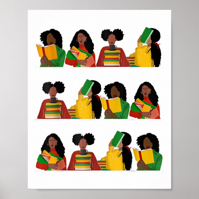 Education Is Freedom Queen Melanin Black Women Bla Poster (Front)