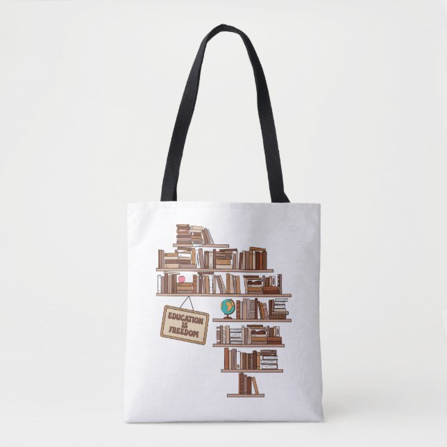 Education is Freedom Tote Bag (Front)