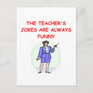 education joke postcard