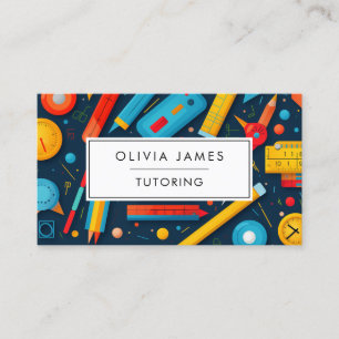 Education Learning Tutoring and Teaching Business Card