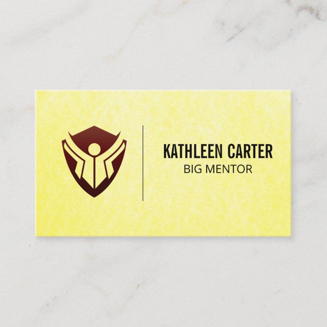Education Logo Business Card (Front)