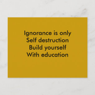 Education Postcard