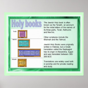 Education, Religion, Judaism, Holy Books Poster