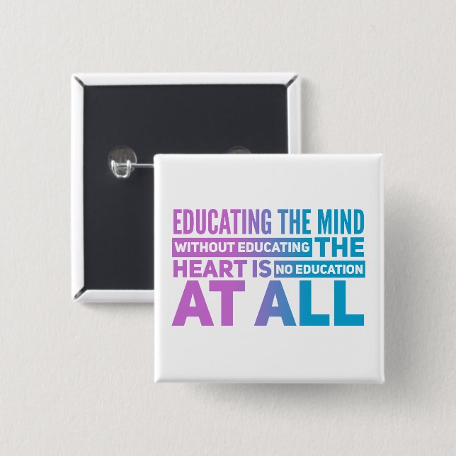 Education - Square Button (Front & Back)