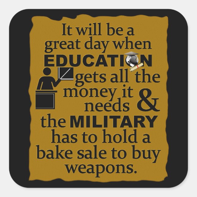 Education stickers (Front)