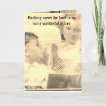 educational 5" x 7" Folded Greeting Card