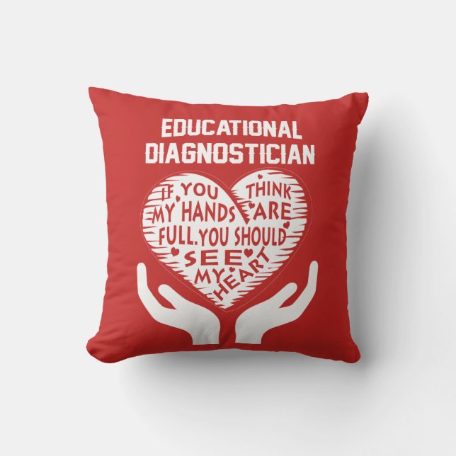 Educational Diagnostician Cushion (Front)