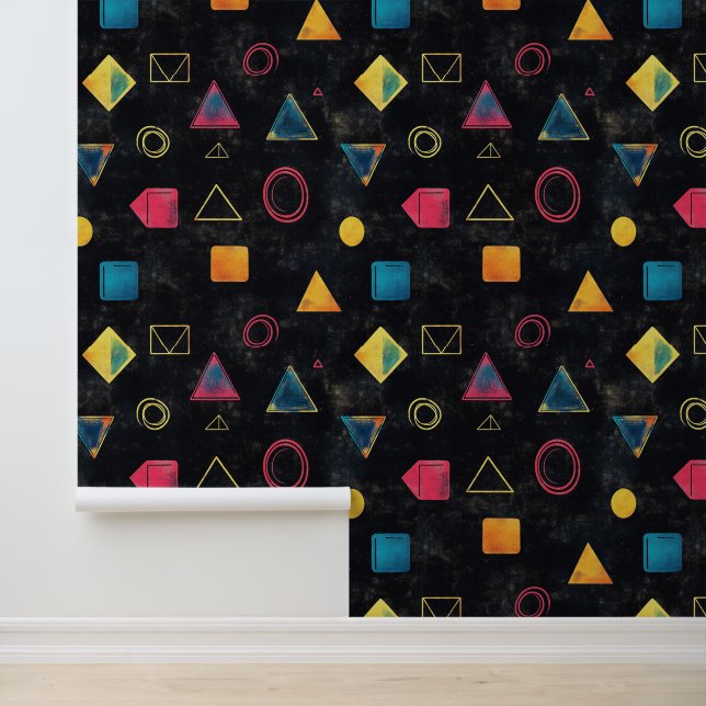 Educational geometry-themed wall decor (Application)