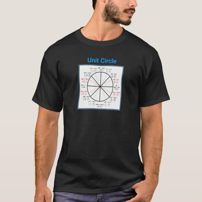 Educational Math Unit Circle (V2) T-Shirt (Front)