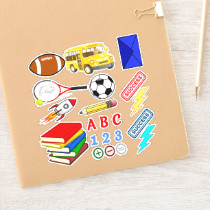 Educational School Stickers (Kids Activity Books)