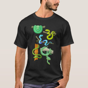 Educational Species And Kinds Of Snakes 17 T-Shirt