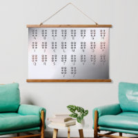  Educational Wall Art with Braille Alphabet