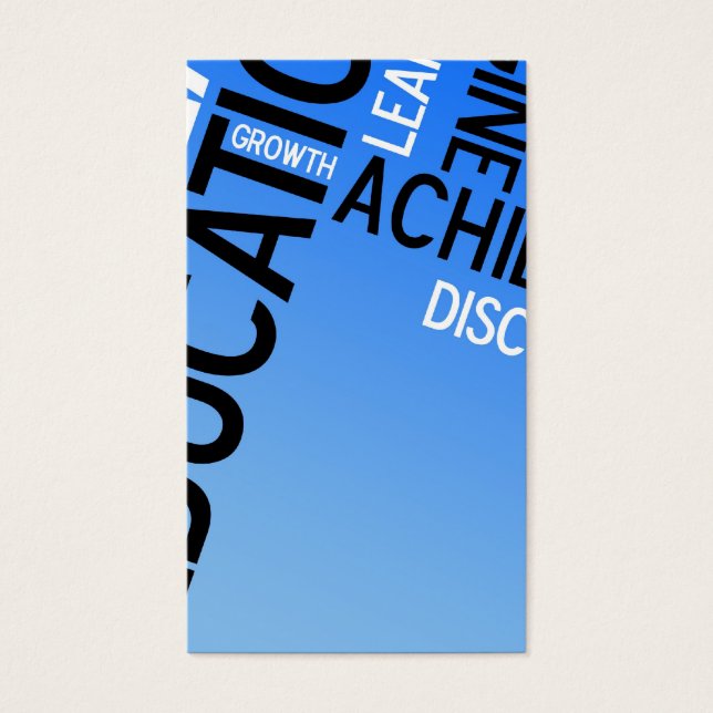 Educational Words Montage (Front)