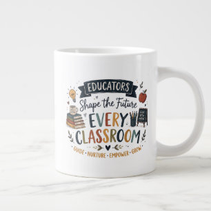 Educators Shape the Future Large Coffee Mug