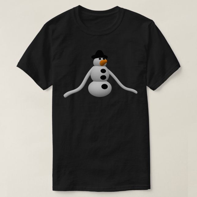 EdukayFUN snowman T-shirt (Design Front)