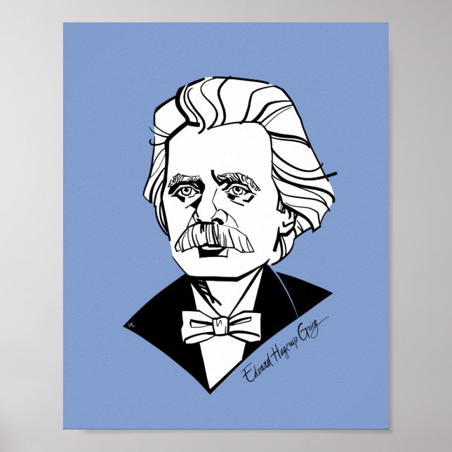 Edvard Grieg Poster (Front)