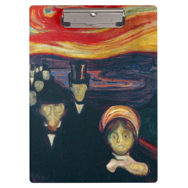 Edvard Munch - Anxiety Clipboard (Front)