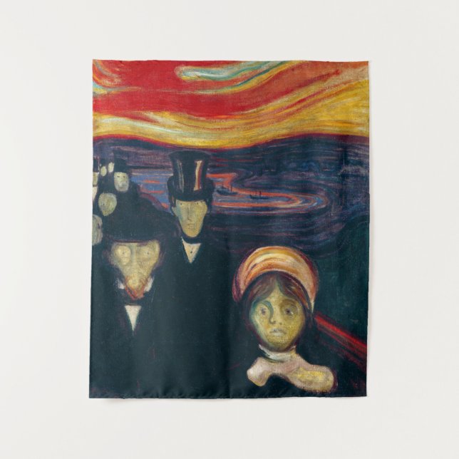 Edvard Munch - Anxiety Tapestry (Front)