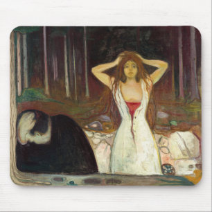 Edvard Munch - Ashes Mouse Mat