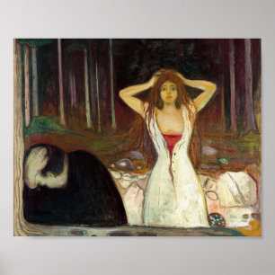 Edvard Munch - Ashes Poster
