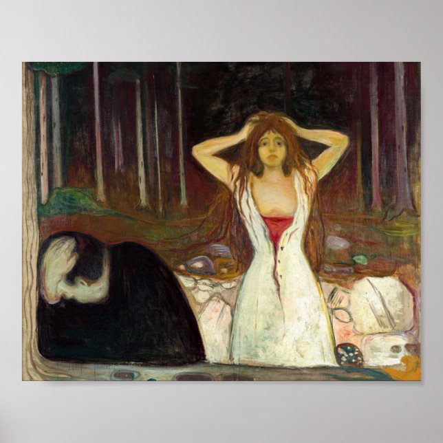 Edvard Munch - Ashes Poster (Front)