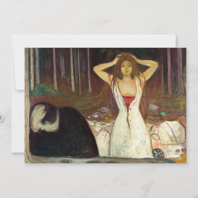 Edvard Munch - Ashes Thank You Card (Front)