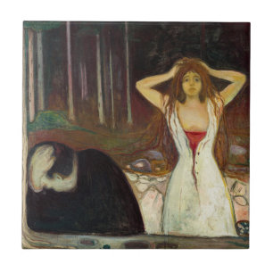 Edvard Munch - Ashes Tile