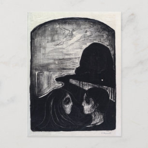 Edvard Munch Attraction I Postcard