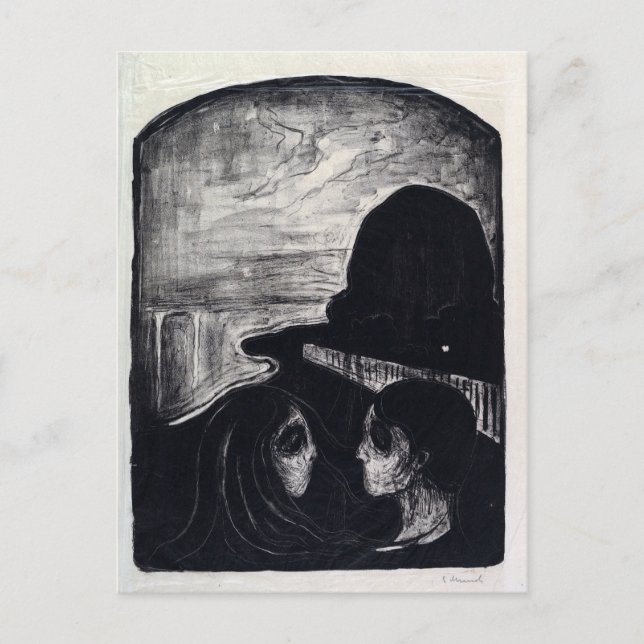 Edvard Munch Attraction I Postcard (Front)