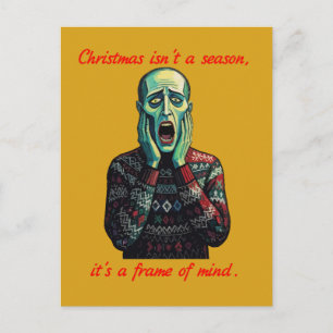 Edvard Munch Christmas Isnt A Season Postcard